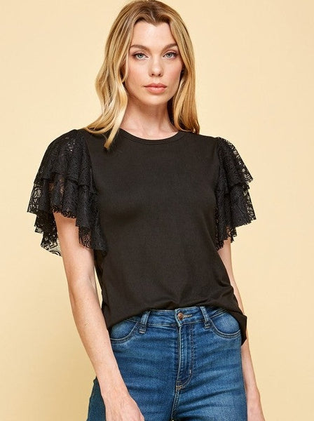 Lacey Top - Black