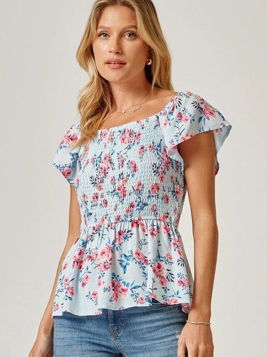 Remi Smocked Top - Curvaceous
