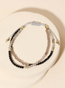 Grey Goddess Adjustable Bracelet